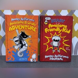 Lot of 2 Diary of an Awesome Friendly Kid books
